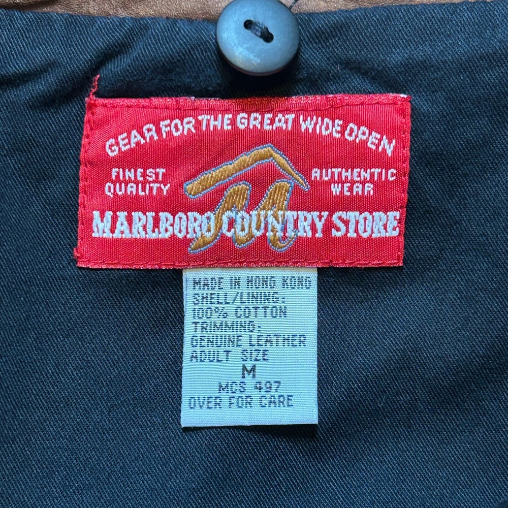 Vintage Marlboro Country Store Chore Jacket Removable Reversible Vest Medium - Picture 4 of 16